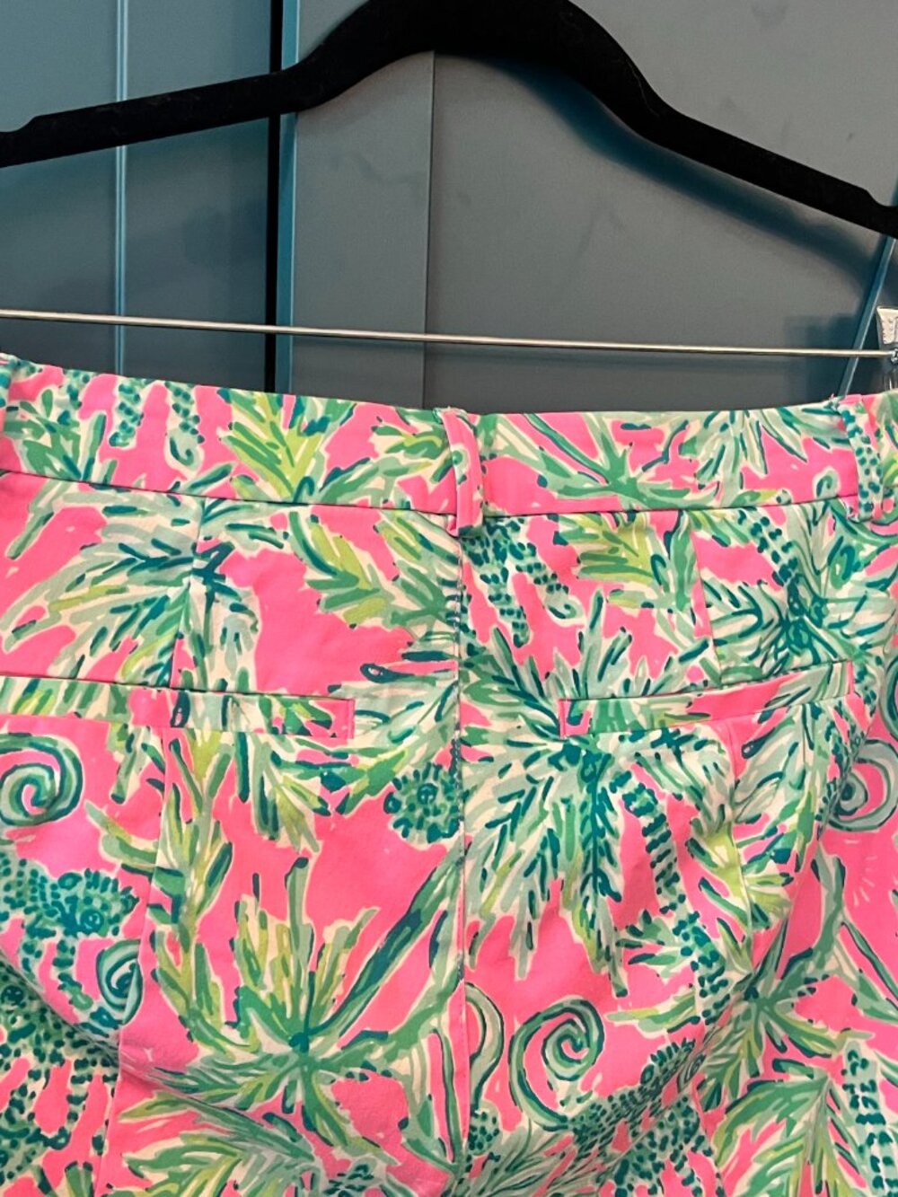 Lilly Pulitzer Kelly High Rise Skinny Ankle Pants Vibrant Monkey- 10 - Picture 4 of 8